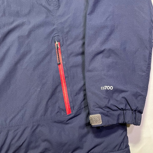 Eddie Bauer Blue WeatherEdge EB700 Quilted Jacket Coat Puffer Grey Lined - XXL - Picture 4 of 11